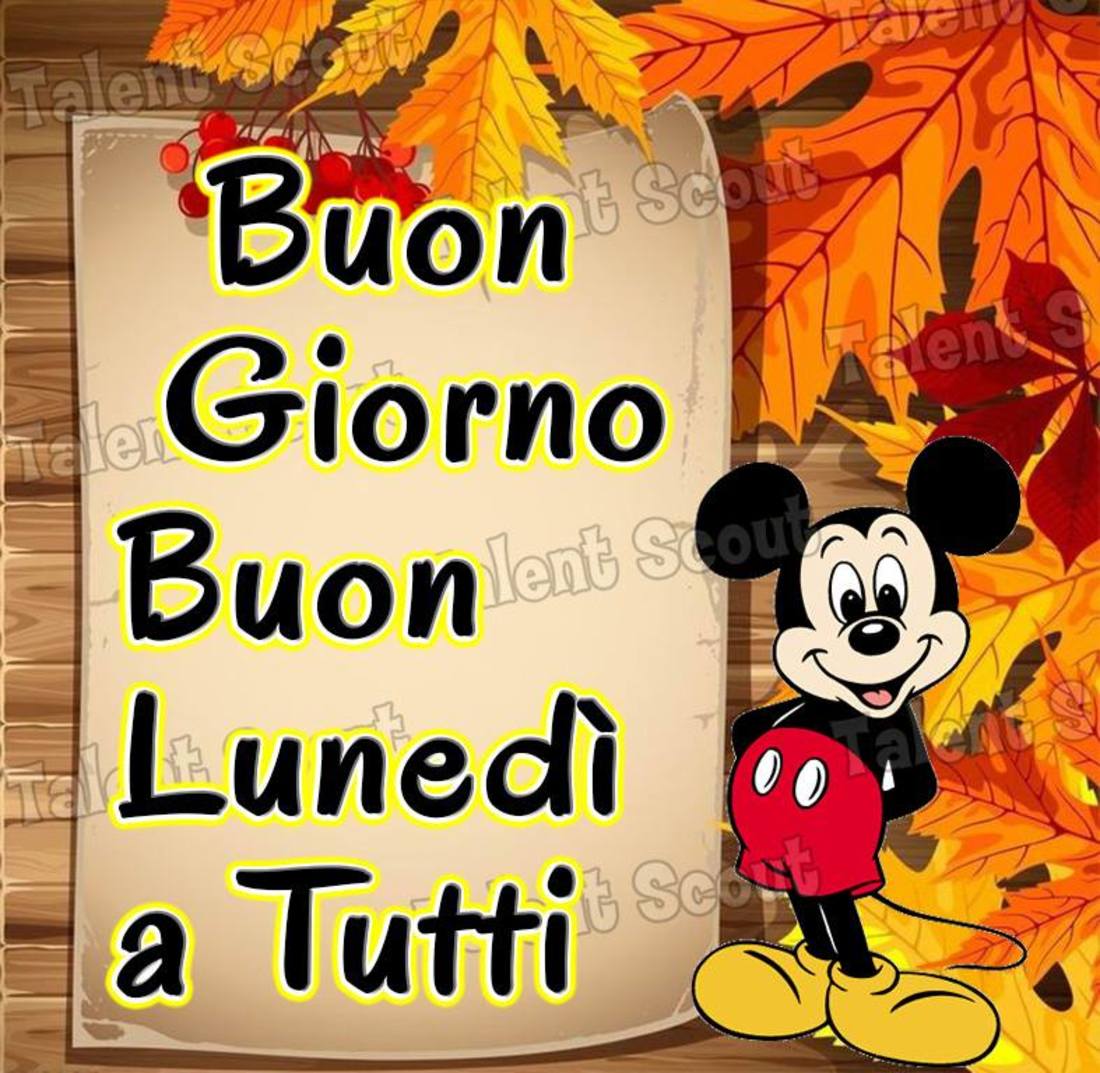 Buon Lunedì immagini Autunno