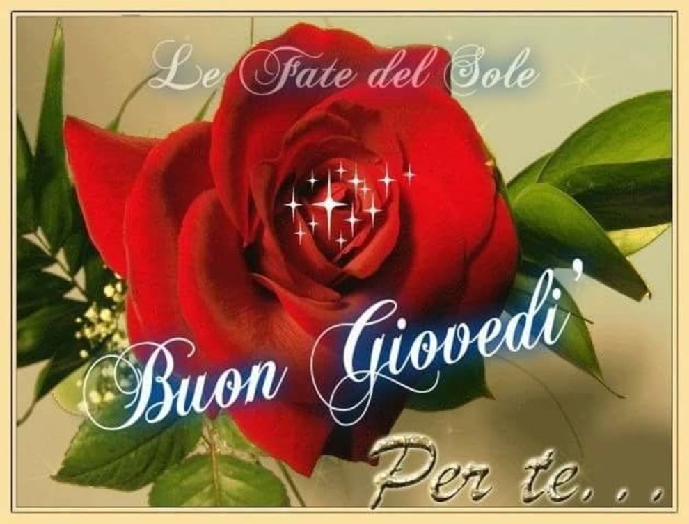 Buon Giovedì immagini gratis nuove 8208