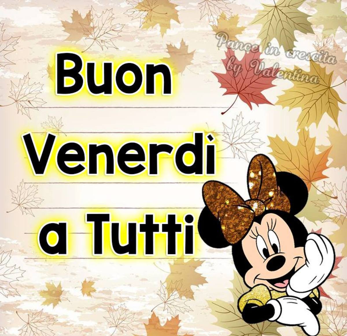 Buon Venerdì autunno