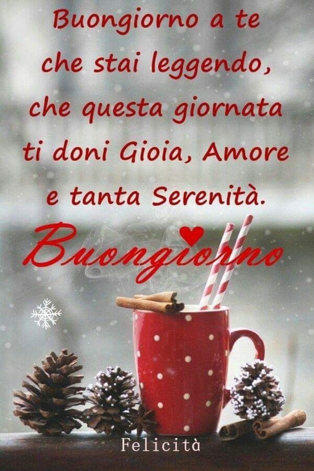 Tema Natalizio Buona Notte Immagini Natalizie.Immagini Con Frasi Buongiorno A Tema Natale Buongiornissimocaffe It