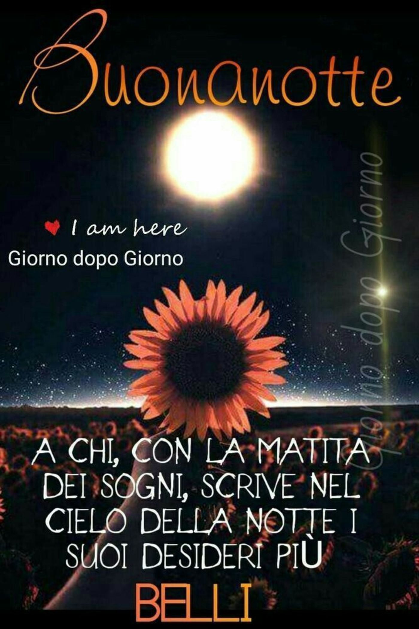 Buonanotte con frase 7822