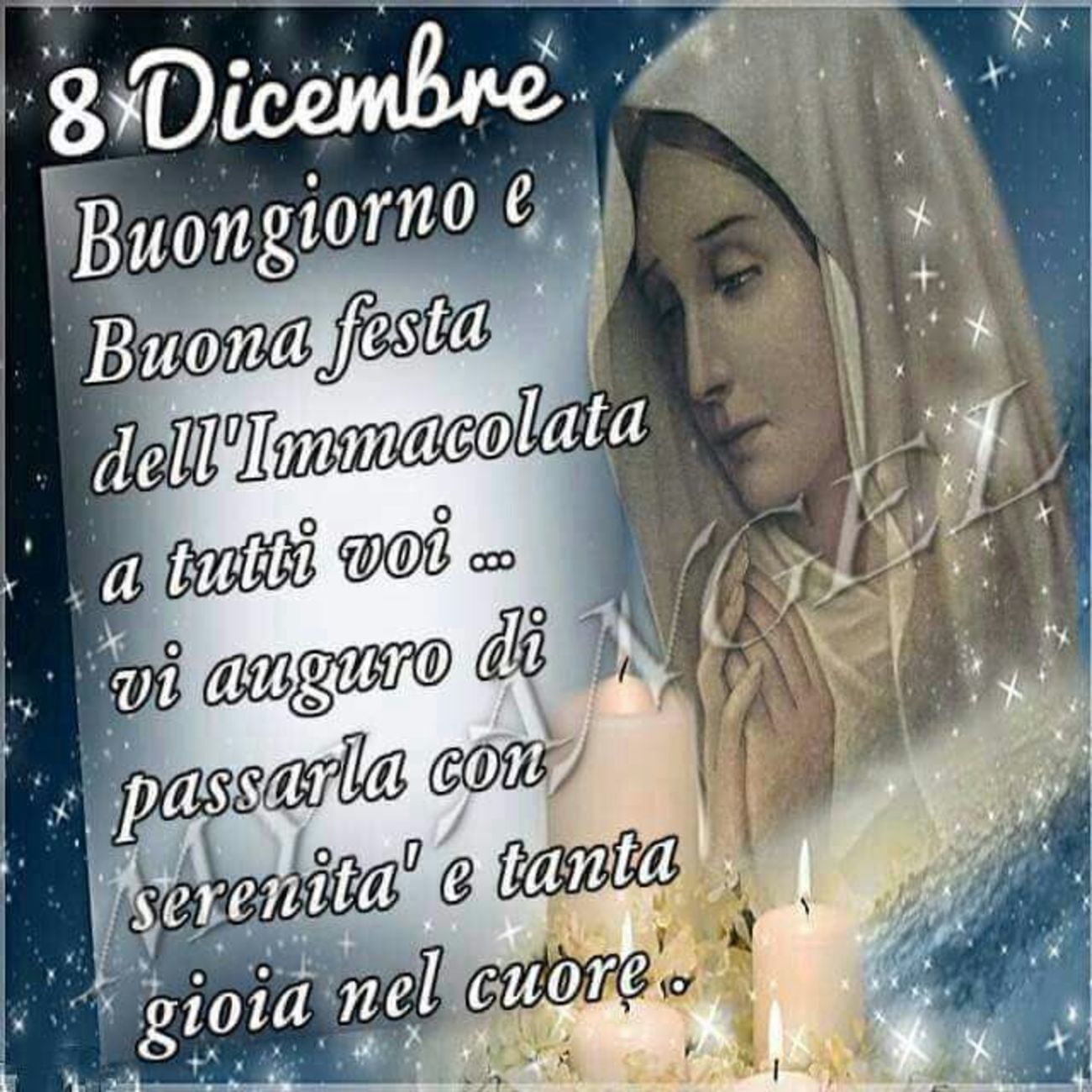 Immagini con frasi per 8 Dicembre