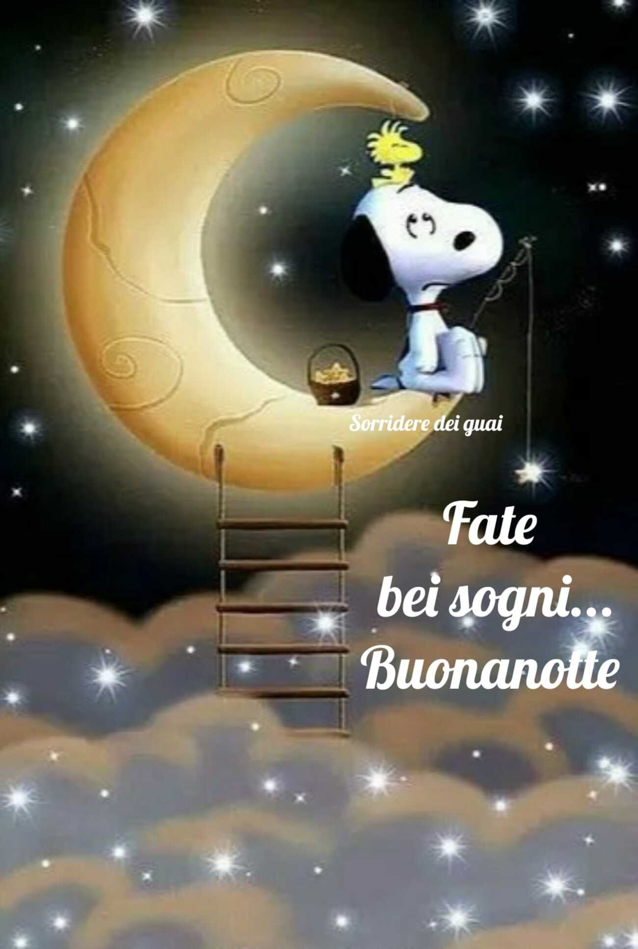 Fate bei sogni buonanotte Snoopy