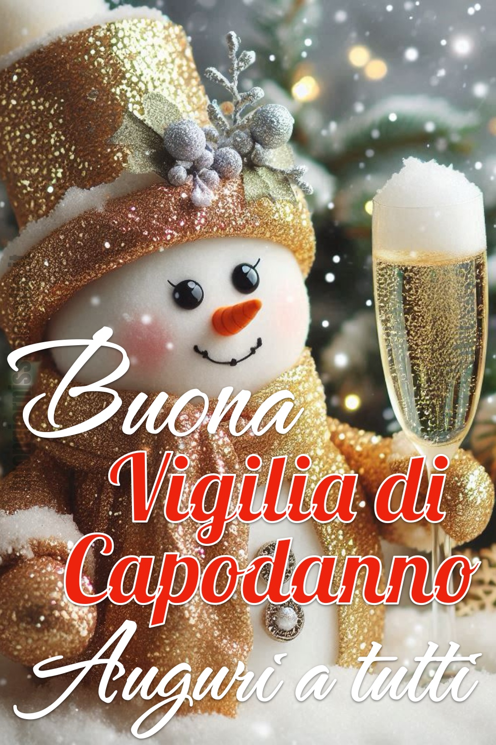 Buona Vigilia di Capodanno. Auguri a tutti!